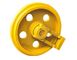 PC200-8 TS140  TY165-2 Excavator Spare Parts Yellow And Black Front Idler