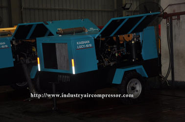 Diesel Engine Air Compressor , 10 m3 / Min 10 Bar Portable Rotary Screw Air Compressor