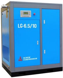 1MPa / 10 Bar Working Pressure Screw Stationary Air Compressor 6.5 m3 / min Capacity FDA