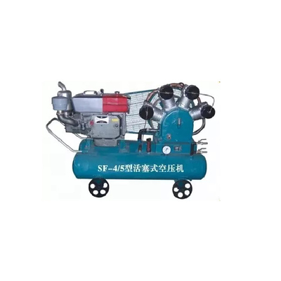 4 Cylinder Mining Air Compressor Diesel Engine Piston Reciprocating Type Double Tank