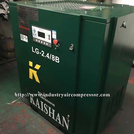 Energy Saving 15KW Screw Air Compressor With Free Spare Parts / Stationary Belt Driven