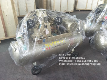 KS150 15hp 11kw 0.8Mpa 3 cylinder industry piston air compressor with 310L air tank