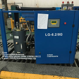 1 Year Warranty Blue Rotary Screw Industrial Air Compressor For Sandblasting