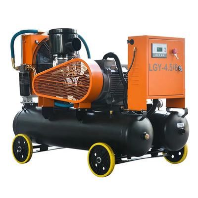 Professional Screw Air Compressor With Tank 3 Phase 22kw 6bar Mining LGY-4.5/6