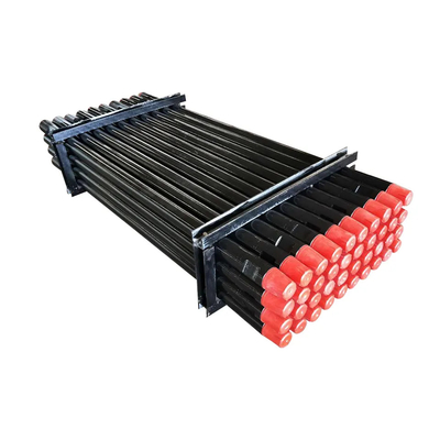 Carbon Steel Drilling Rig Parts 60mm Rock Blasting DTH Drill Pipe Steel Rod For Down The Hole