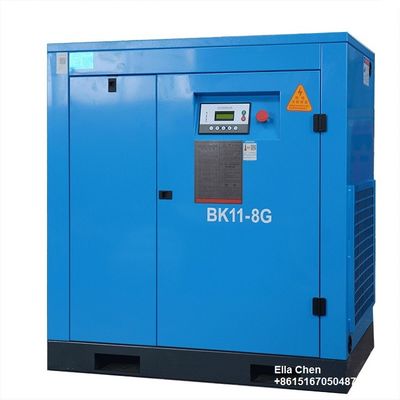 11KW 8bar Silk BK11-8G Direct Driven Electric Stationary Screw Air gas Compressor