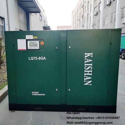 75kw 100hp 8bar Voltage Oil Injected Screw Air Compressor For Industry Factory
