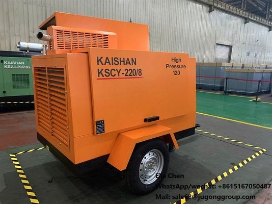KAISHAN KSCY-220/8 Drilling Rig Machine Portable Diesel Air Compressor