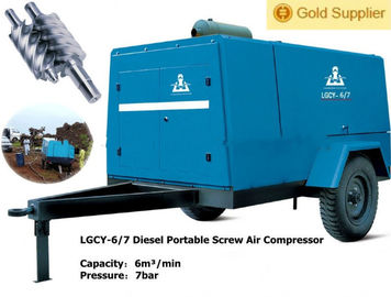 High precision portable screw air compressor low noise LGCY12/7 12m³  7bar