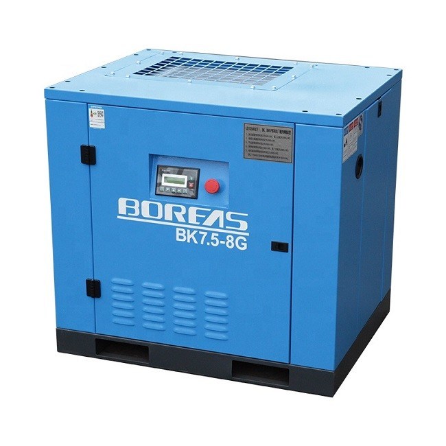 Double Screw 10hp 0.8Mpa 1.2m3/Min BK7.5-8G Rotary Air Compressor Air ...