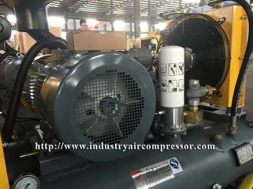 22KW Electric Screw Compressor , 7 Bar Working Pressure Portable Industrial Air Compressor