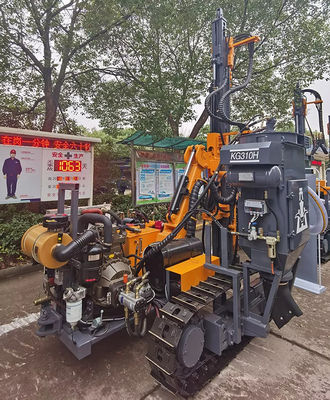 Pneumatic Blast Bore Hole Hydraulic Rotary Drilling Rig For Mine Silk KG310