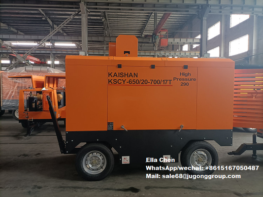 KSCY-650/20-700/17 18m3/Min 650CFM 20bar 17bar Portable Rotary Gas Screw Air Compressor Screw Compressor