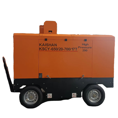KSCY-650/20-700/17 18m3/Min 650CFM 20bar 17bar Portable Rotary Gas Screw Air Compressor Screw Compressor
