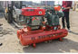 Diesel Driven Portable Oil Less 25hp 7bar 100 Psi Pneumatic Air Compressor For Drilling Borehole